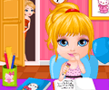 Baby Barbie Homework Slacking