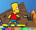 Bart Simpson Against The Monsters