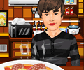 Biebers Cooking Pizza