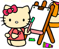 Colorindo Hello Kitty
